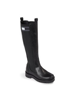 Tommy Jeans Kozaki Tjw High Shaft Boot EN0EN02316 Czarny ze sklepu MODIVO w kategorii Kozaki damskie - zdjęcie 168716835
