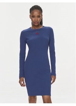 Hugo Sukienka codzienna Nemalia 50508635 Niebieski Slim Fit ze sklepu MODIVO w kategorii Sukienki - zdjęcie 168716927