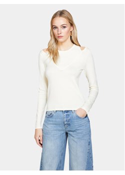 Sisley Sweter 1B7YM104G Écru Slim Fit ze sklepu MODIVO w kategorii Swetry damskie - zdjęcie 168716955