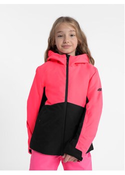4F Kurtka narciarska 4FJAW23TTJAF292 Różowy Regular Fit ze sklepu MODIVO w kategorii Kurtki dziewczęce - zdjęcie 168717145