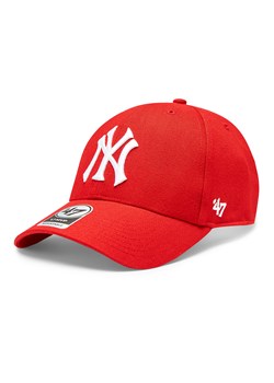 Czapka z daszkiem 47 Brand MLB New York Yankees '47 MVP SNAPBACK B-MVPSP17WBP-RDB Czerwony ze sklepu eobuwie.pl w kategorii Czapki z daszkiem damskie - zdjęcie 168720405