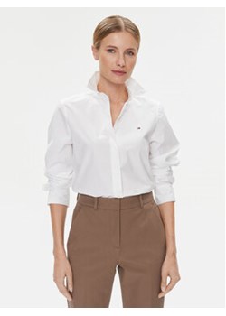 Tommy Hilfiger Koszula WW0WW39673 Biały Regular Fit ze sklepu MODIVO w kategorii Koszule damskie - zdjęcie 168725518
