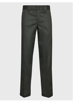 Dickies Spodnie materiałowe Work DK0A4XK9OGX Zielony Slim Fit ze sklepu MODIVO w kategorii Spodnie męskie - zdjęcie 168725658