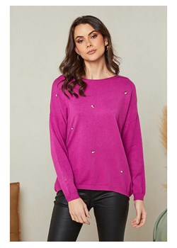 Soft Cashmere Sweter w kolorze fuksji ze sklepu Limango Polska w kategorii Swetry damskie - zdjęcie 168727038
