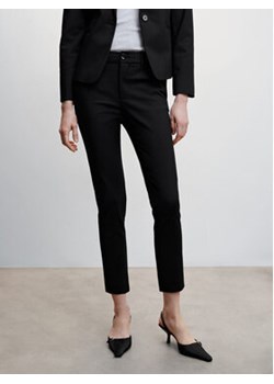Mango Spodnie materiałowe Macaroni 47074757 Czarny Slim Fit ze sklepu MODIVO w kategorii Spodnie damskie - zdjęcie 168727506