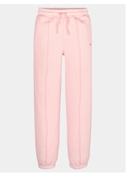 Tommy Hilfiger Spodnie dresowe KS0KS00494 D Różowy Regular Fit ze sklepu MODIVO w kategorii Spodnie dziewczęce - zdjęcie 168727575