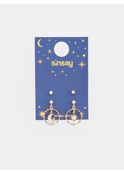 Sinsay - Kolczyki 2 pack - złoty ze sklepu Sinsay w kategorii Kolczyki - zdjęcie 168730319