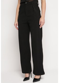 Czarne Spodnie w Garniturowym Stylu z Wysokim Stanem Glorda ze sklepu Born2be Odzież w kategorii Spodnie damskie - zdjęcie 168730737