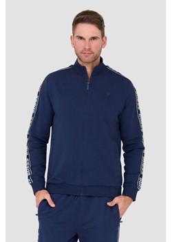 GUESS Granatowa bluza dresowa, Wybierz rozmiar XL ze sklepu outfit.pl w kategorii Bluzy męskie - zdjęcie 168732109
