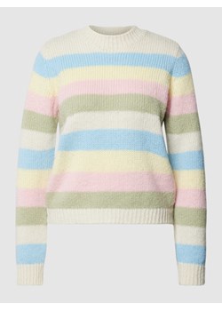 Sweter z dzianiny ze wzorem w paski model ‘NATASHA’ ze sklepu Peek&Cloppenburg  w kategorii Swetry damskie - zdjęcie 168732438