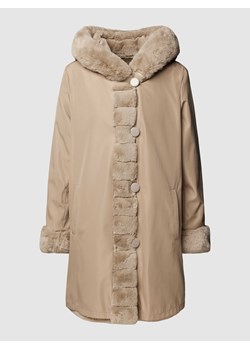 Krótki płaszcz z funkcją dwustronną ze sklepu Peek&Cloppenburg  w kategorii Płaszcze damskie - zdjęcie 168732697