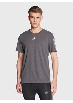 adidas Koszulka techniczna Own The Run HR6617 Szary Regular Fit ze sklepu MODIVO w kategorii T-shirty męskie - zdjęcie 168734217