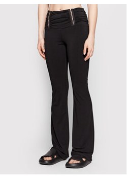 Sixth June Spodnie materiałowe 12195 Czarny Regular Fit ze sklepu MODIVO w kategorii Spodnie damskie - zdjęcie 168734435