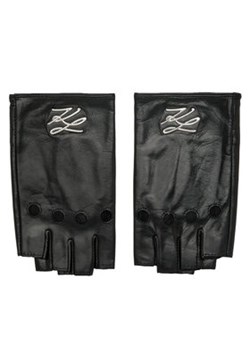 KARL LAGERFELD Rękawiczki Damskie 231W3601 Czarny ze sklepu MODIVO w kategorii Rękawiczki damskie - zdjęcie 168735015