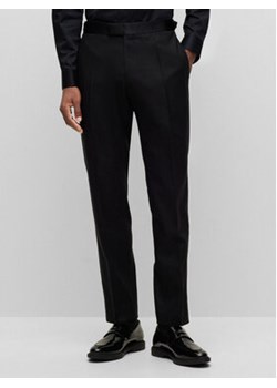 Boss Spodnie garniturowe H-Genius 50485347 Czarny Regular Fit ze sklepu MODIVO w kategorii Spodnie męskie - zdjęcie 168735135