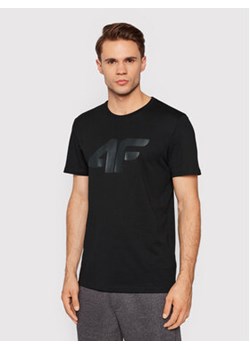 4F T-Shirt NOSH4-TSM353 Czarny Regular Fit ze sklepu MODIVO w kategorii T-shirty męskie - zdjęcie 168735245