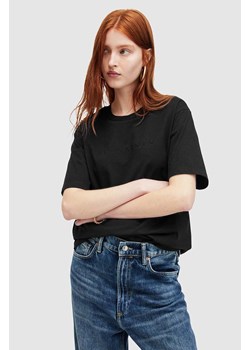 AllSaints t-shirt bawełniany PIPPA damski kolor czarny ze sklepu ANSWEAR.com w kategorii Bluzki damskie - zdjęcie 168736908