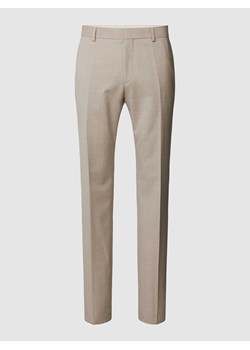 Chinosy z zakładkami w pasie model ‘Genius’ ze sklepu Peek&Cloppenburg  w kategorii Spodnie męskie - zdjęcie 168737107