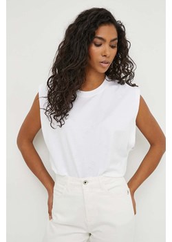 IRO t-shirt damski kolor biały ze sklepu ANSWEAR.com w kategorii Bluzki damskie - zdjęcie 168741088