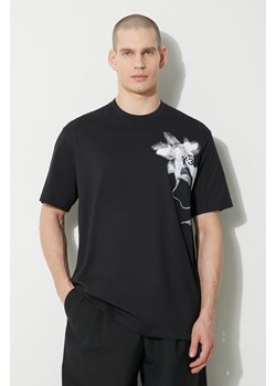 Y-3 t-shirt bawełniany Graphic Short Sleeve Tee 1 męski kolor czarny z nadrukiem IN4353 ze sklepu PRM w kategorii T-shirty męskie - zdjęcie 168741527