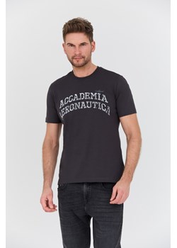 AERONAUTICA MILITARE Grafitowy t-shirt M.C., Wybierz rozmiar XXL ze sklepu outfit.pl w kategorii T-shirty męskie - zdjęcie 168745435