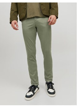 Jack&Jones Chinosy Marco 12150148 Zielony Slim Fit ze sklepu MODIVO w kategorii Spodnie męskie - zdjęcie 168746866