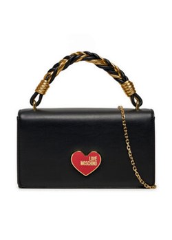 LOVE MOSCHINO Torebka JC4224PP1ILN200A Czarny ze sklepu MODIVO w kategorii Kopertówki - zdjęcie 168747117