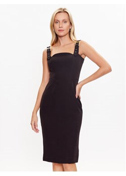 Versace Jeans Couture Sukienka koktajlowa 74HAO935 Czarny Slim Fit ze sklepu MODIVO w kategorii Sukienki - zdjęcie 168747169