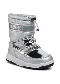 Moon Boot Śniegowce Girl Soft Wp 34051700003 Srebrny ze sklepu MODIVO w kategorii Buty zimowe dziecięce - zdjęcie 168747999