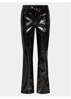 Gina Tricot Spodnie materiałowe 21348 Czarny Regular Fit ze sklepu MODIVO w kategorii Spodnie damskie - zdjęcie 168748126