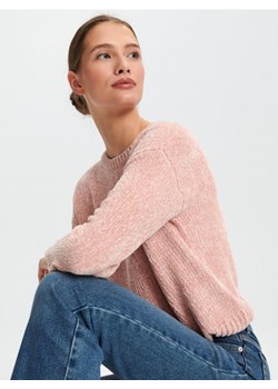 Sinsay - Sweter z miękkiej dzianiny - różowy ze sklepu Sinsay w kategorii Swetry damskie - zdjęcie 168750119