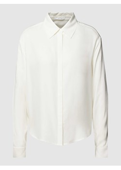 Bluzka koszulowa z wiskozy z listwą guzikową model ‘Felpina’ ze sklepu Peek&Cloppenburg  w kategorii Koszule damskie - zdjęcie 168750718