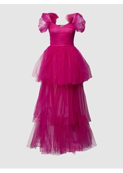 Sukienka wieczorowa z odkrytymi ramionami ze sklepu Peek&Cloppenburg  w kategorii Sukienki - zdjęcie 168750887