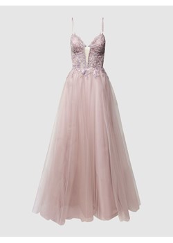 Sukienka wieczorowa z koronkowym obszyciem ze sklepu Peek&Cloppenburg  w kategorii Sukienki - zdjęcie 168750928