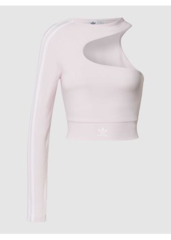 Bluzka krótka z długim rękawem na jedno ramię ze sklepu Peek&Cloppenburg  w kategorii Bluzki damskie - zdjęcie 168750997