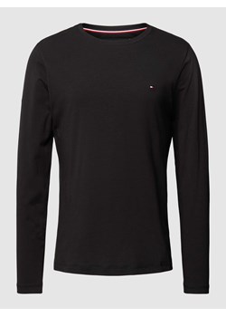 Bluzka o kroju slim fit z długim rękawem i wyhaftowanym logo ze sklepu Peek&Cloppenburg  w kategorii T-shirty męskie - zdjęcie 168751237