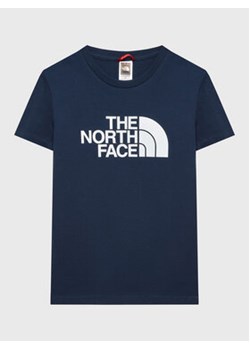 The North Face T-Shirt Easy NF0A82GH Granatowy Regular Fit ze sklepu MODIVO w kategorii T-shirty chłopięce - zdjęcie 168754298