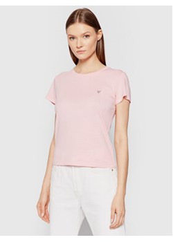Guess T-Shirt Logo Baby W0GI64 R9I50 Różowy Regular Fit ze sklepu MODIVO w kategorii Bluzki damskie - zdjęcie 168754438