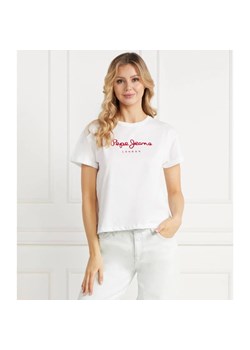 Pepe Jeans London T-shirt HELGA | Regular Fit ze sklepu Gomez Fashion Store w kategorii Bluzki damskie - zdjęcie 168755355