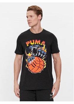 Puma T-Shirt TSA 624825 Czarny Regular Fit ze sklepu MODIVO w kategorii T-shirty męskie - zdjęcie 168756779