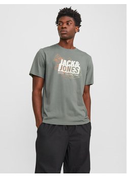 Jack&Jones T-Shirt Map Logo 12252376 Zielony Standard Fit ze sklepu MODIVO w kategorii T-shirty męskie - zdjęcie 168757037