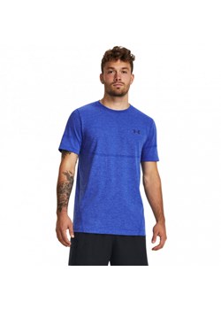 Męska koszulka treningowa Under Armour UA Vanish Elite Seamless SS - niebieski ze sklepu Sportstylestory.com w kategorii T-shirty męskie - zdjęcie 168760718