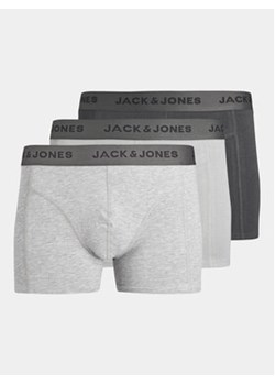 Jack&Jones Komplet 3 par bokserek Yannick 12252801 Szary ze sklepu MODIVO w kategorii Majtki męskie - zdjęcie 168761407