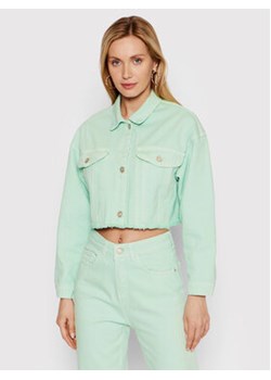 DeeZee Kurtka jeansowa Believe It KL030 Zielony Regular Fit ze sklepu MODIVO w kategorii Kurtki damskie - zdjęcie 168764108