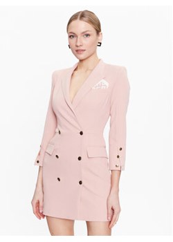 Elisabetta Franchi Sukienka koktajlowa AB-340-31E2-V590 Różowy Slim Fit ze sklepu MODIVO w kategorii Sukienki - zdjęcie 168766197