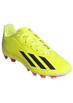 Buty adidas X Crazyfast Club FxG IF0717 żółte ze sklepu ButyModne.pl w kategorii Buty sportowe dziecięce - zdjęcie 168770145