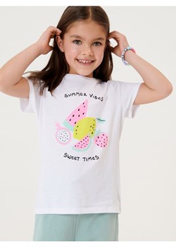 Sinsay - Koszulka z nadrukiem - biały ze sklepu Sinsay w kategorii Bluzki dziewczęce - zdjęcie 168771607
