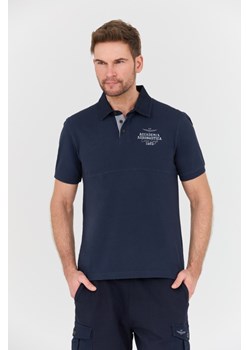 AERONAUTICA MILITARE Granatowa koszulka Polo M.C., Wybierz rozmiar XXL ze sklepu outfit.pl w kategorii T-shirty męskie - zdjęcie 168772248