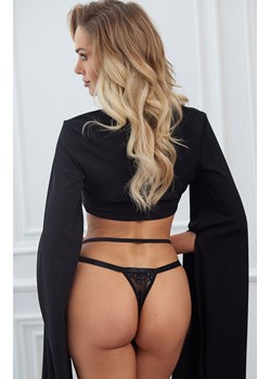 HOT STRIPES czarne zmysłowe stringi z paseczkami, Kolor czarny, Rozmiar uniwersalny, PURE SIN ze sklepu Intymna w kategorii Majtki damskie - zdjęcie 168772497