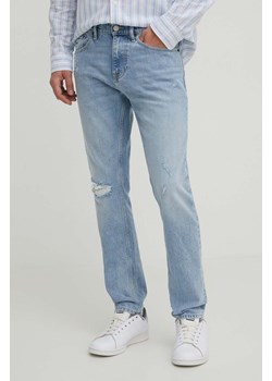 Tommy Jeans jeansy męskie kolor niebieski DM0DM18747 ze sklepu ANSWEAR.com w kategorii Jeansy męskie - zdjęcie 168775277